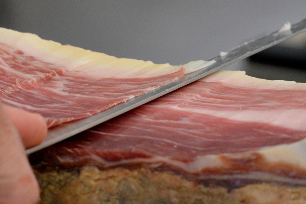ham, to cut, meat